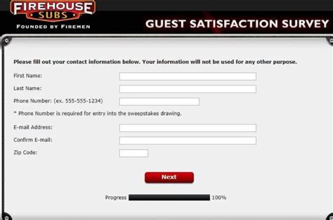 www.firehousesubs.com survey|Firehouselistens Survey Win $500 At。